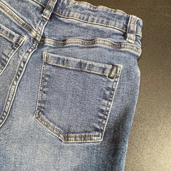 Buffalo David Bitton Womens 27 Blue Faded Dark Wash Denim Straight Leg Jeans - Picture 3 of 15